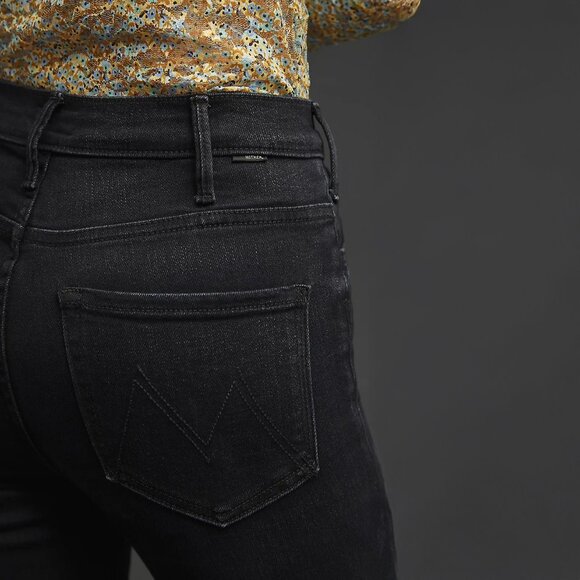 Anthropologie MOTHER The Hustler Ankle Fray in Encounters At Night - sz 27 - Picture 4 of 12